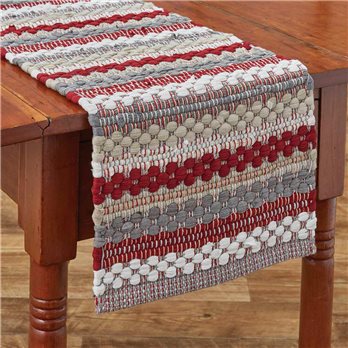 Farmhouse Holiday Chindi Table Runner 13X36