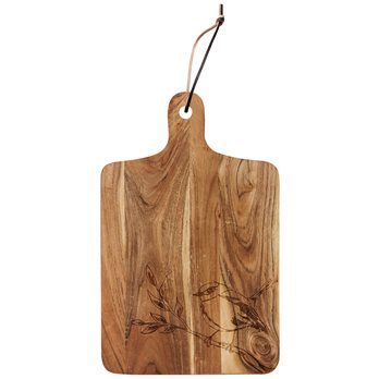 Leaves Etched Wood Cutting Board