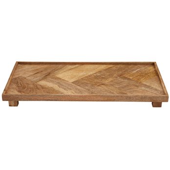 Herringbone Footed Serving Board Large