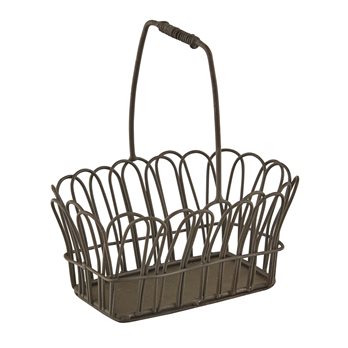 Scalloped Wire Condiment Caddy