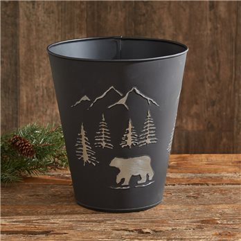 Black Bear Waste Basket