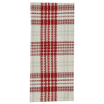 Peppermint Plaid Dishtowel