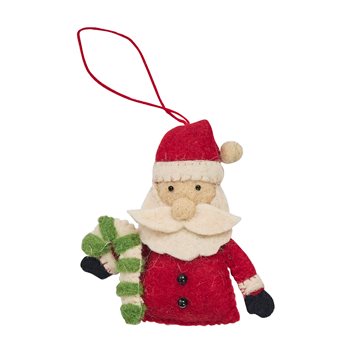 Santa Felt Ornament