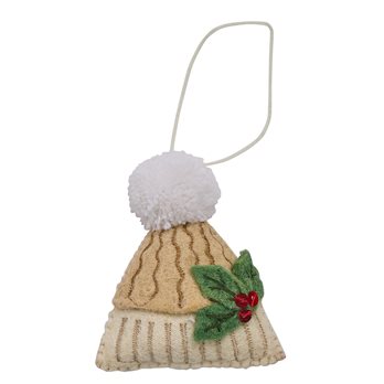 Toboggan Felt Ornament