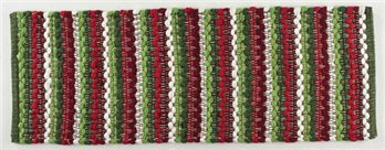 Wintergreen Chindi Table Runner 13X36