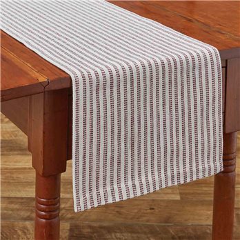 Holiday Tree Stripe Table Runner 13X36