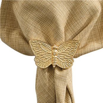 Florals And Flitters Napkin Ring