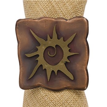 Sun Medallion Napkin Ring