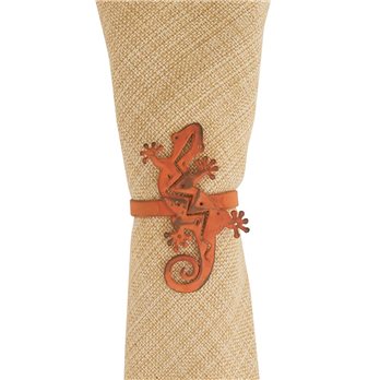 Gecko Napkin Ring - Orange