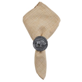 Buffalo Head Nickel Napkin Ring