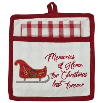 Memories Of Home Pocket Potholder Set