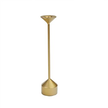 Luna Gold Taper Holder Short