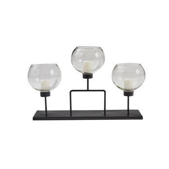 Glass Bowl Votive Centerpiece