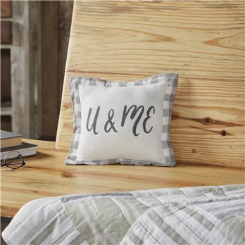 Finders Keepers U &amp; Me Pillow 9x9