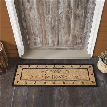 Connell Coir Welcome Rug Rect Stars 17x48