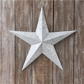 Metal Star Galvanized 24x24