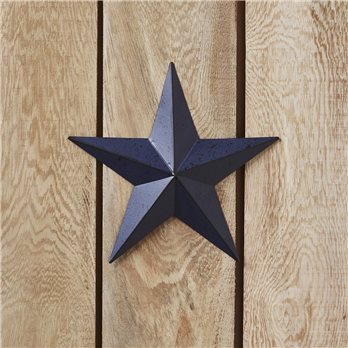 Metal Star Speckled Distressed Navy 8x8