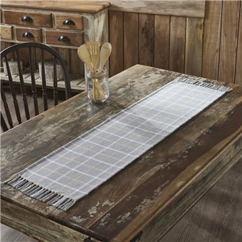 Harvest Blessings Woven Plaid Runner 12x48