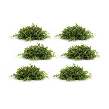 Spring Mini Leaf Foliage Half Orb (Set of 6)