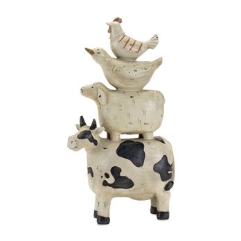 Farm Animal Stack 11.5"H