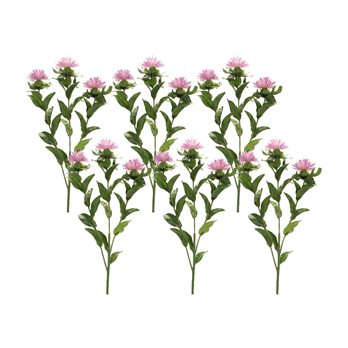 Pink Thistle Floral Spray (Set of 6)