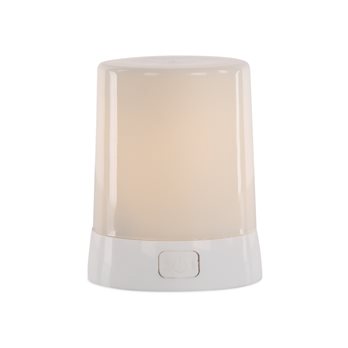 LED FIA Flame Designer Candle with White Hue 3"H