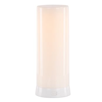 LED FIA Flame Designer Candle with White Hue 7.5"H