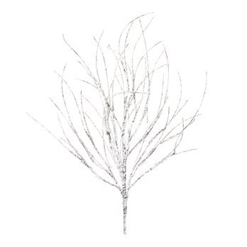 Flocked Birch Twig Branch (Set of 12)