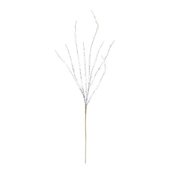 Flocked Tinsel Branch (Set of 12)