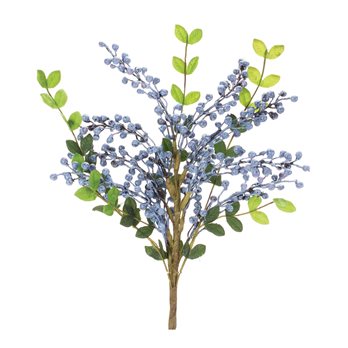 Blue Berry Leaf Spray (Set of 6)