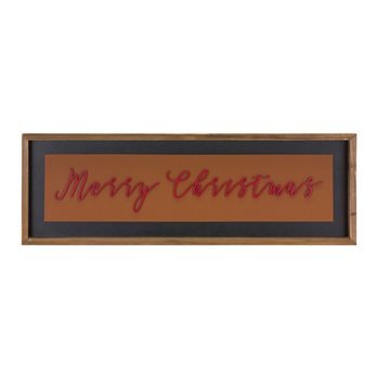 Wood Merry Christmas Sign 23.5"L