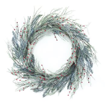 Mixed Pine Berry Wreath 24"D