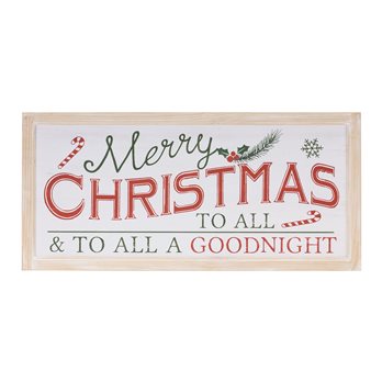 Wood Merry Christmas Sign 30"L