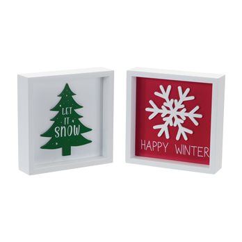 Holiday Sentiment Sign (Set of 6)