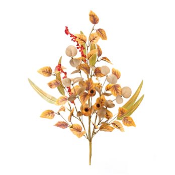 Mixed Fall Foliage Pod Spray (Set of 2)