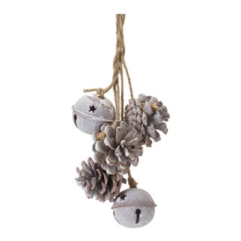 Bell And Pine Cone Ornament (Set of 6)