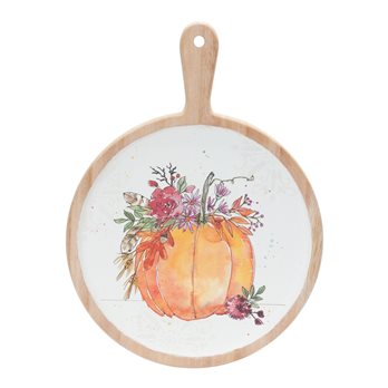 Watercolor Pumpkin Cutting Board (Set of 2)