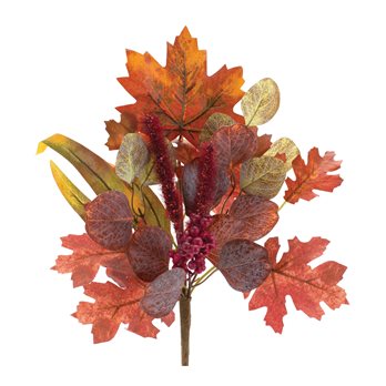 Mixed Fall Foliage Leaf Pick (Set of 6)