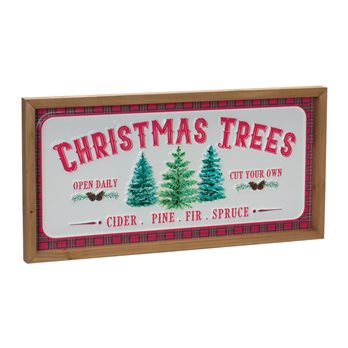 Christmas Tree Wall Sign (Set of 2)