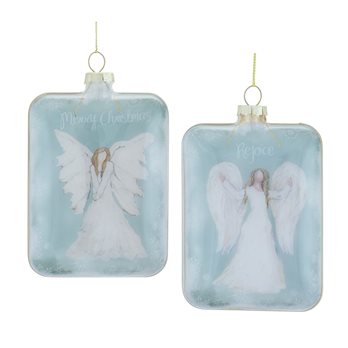 Glass Angel Ornament (Set of 6)