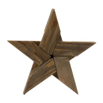 Wood Star Wall Hanging (Set of 2)