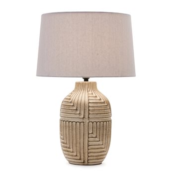 Ceramic Table Lamp 24"H