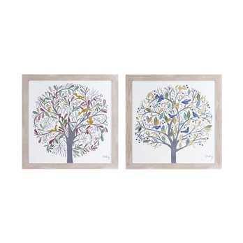 Framed Tree Print (Set of 2)