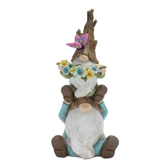 Tree Trunk Gnome Stack (Set of 2)