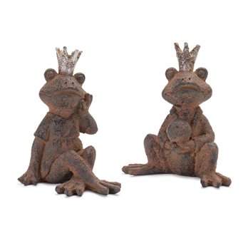 Royal Sitting Frog Figurine (Set of 6)