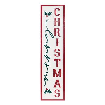 Metal Merry Christmas Porch Sign 36"H