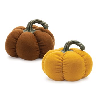 Plush Pumpkin Decor (Set of 2)