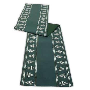 Embroidered Pine Tree Table Runner 72"L