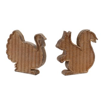 Wicker Design Harvest Silhouette Decor (Set of 2)