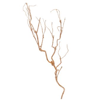 Glittered Bronze Twig Branch (Set of 6)